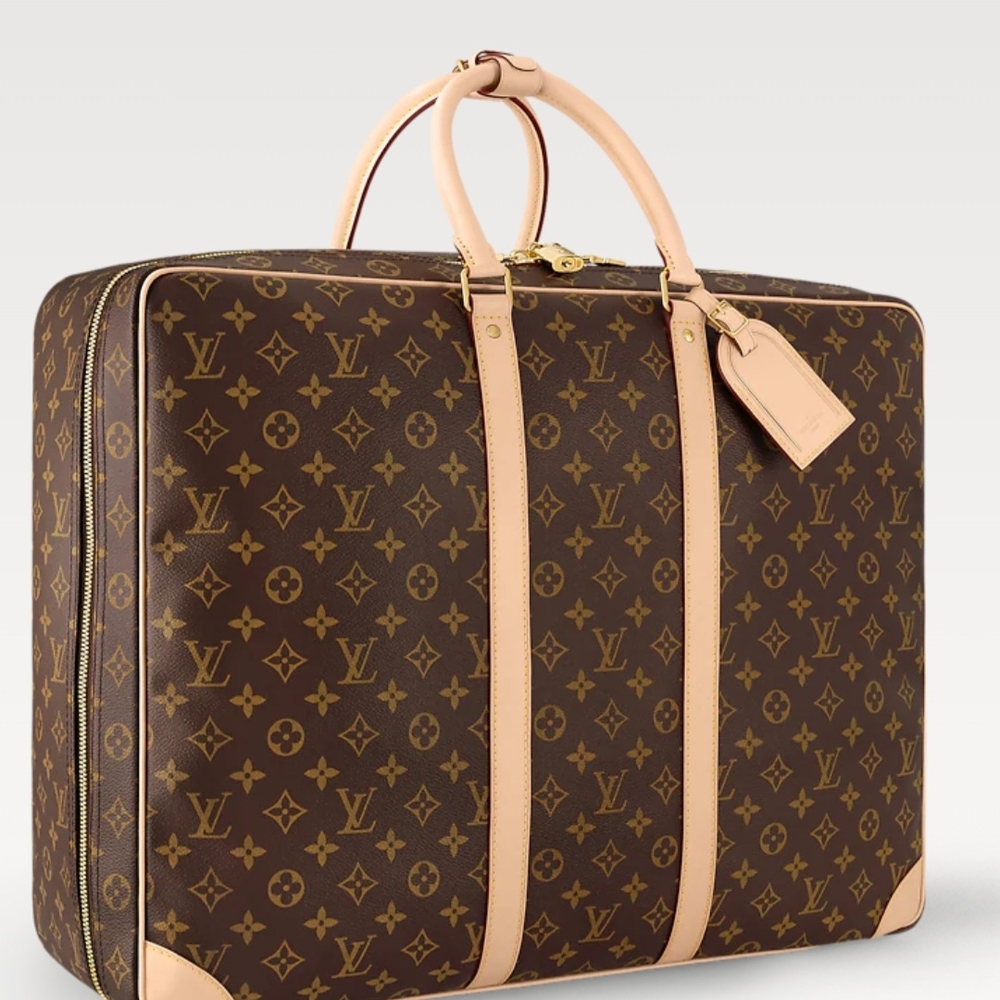 Louis Vuitton Sirius 55 Brown Monogram Luggage Travel Bag NEW in Box